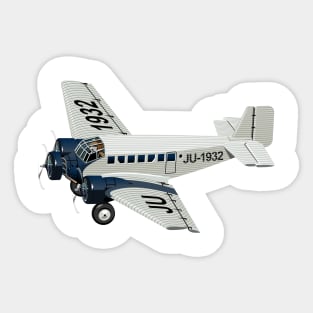 Cartoon plane Sticker